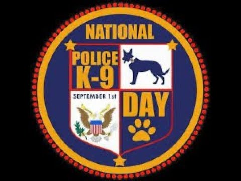 national police k-9 day logo